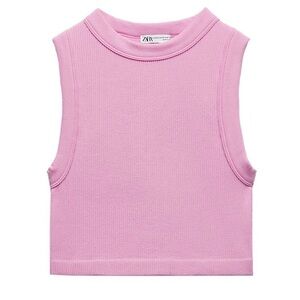 ZARA seamless basic crop top